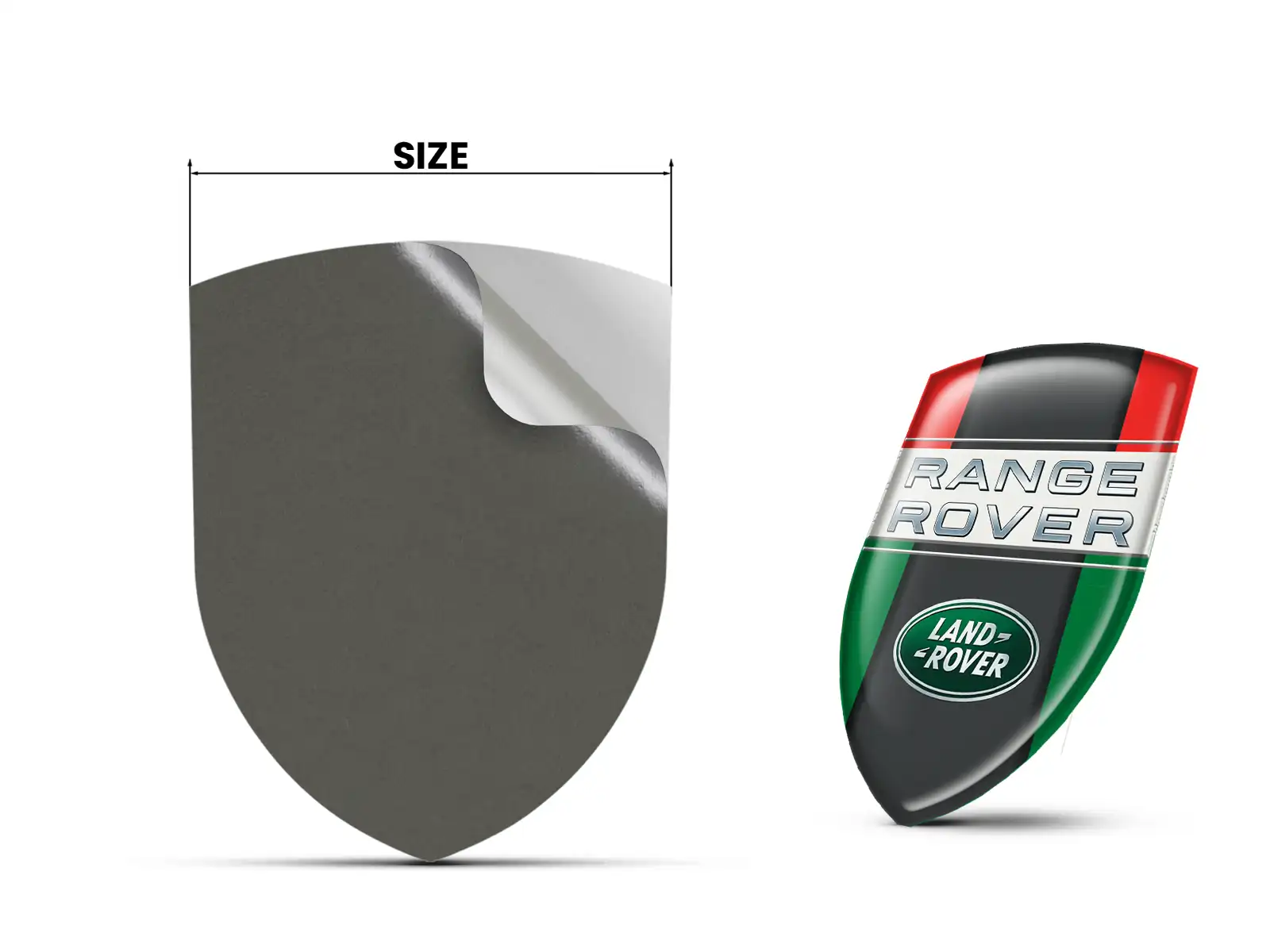 Land Rover Silikonabzeichen Auto Pro Max Stilvoll Robust Design